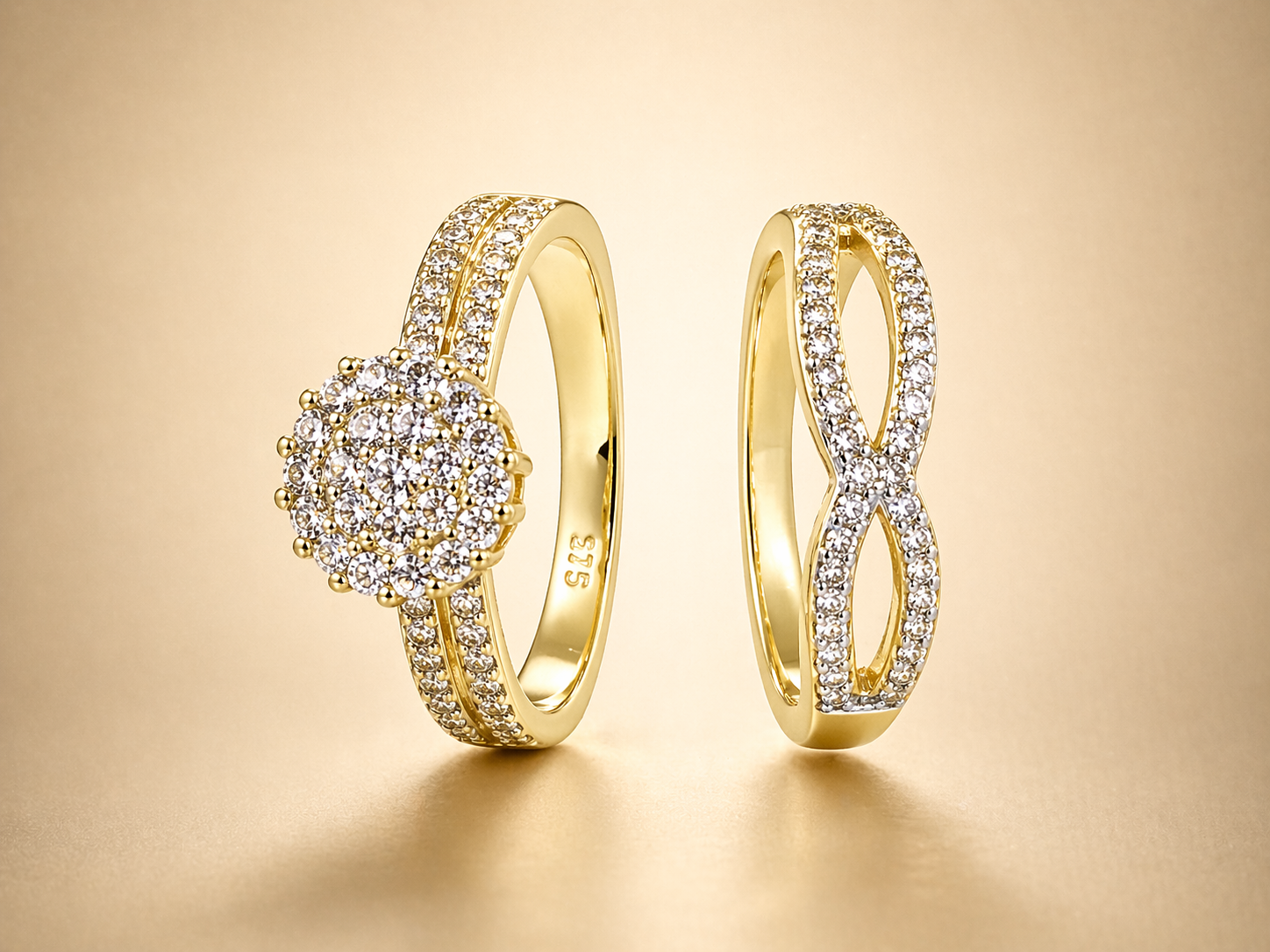 Anillos oro laminado 14K