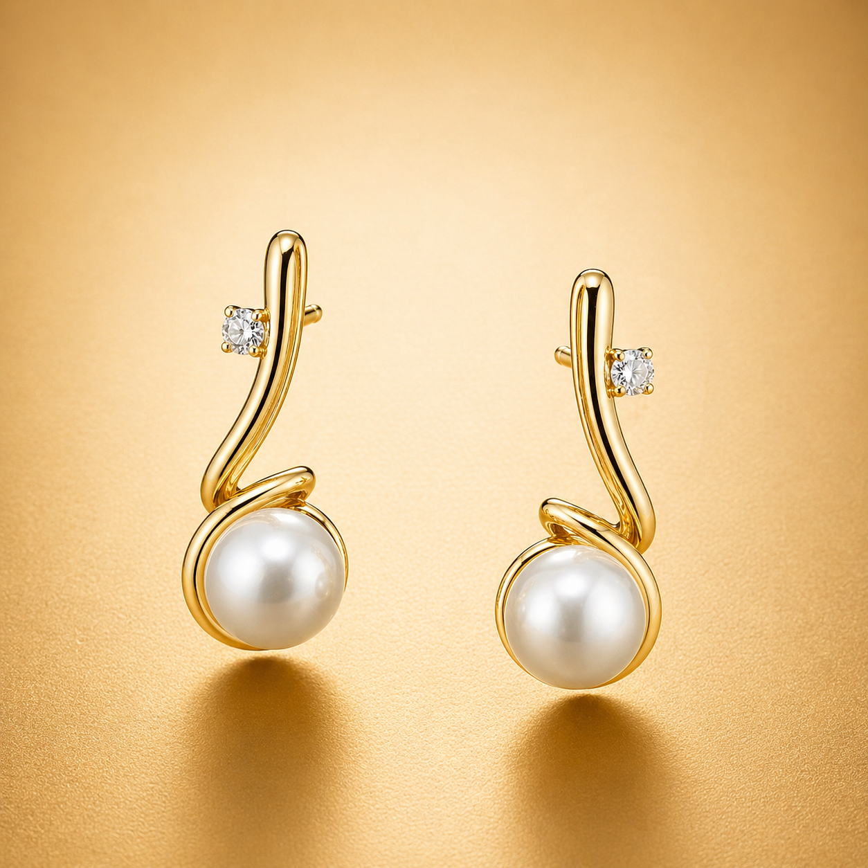 Aretes Pendientes Perlas