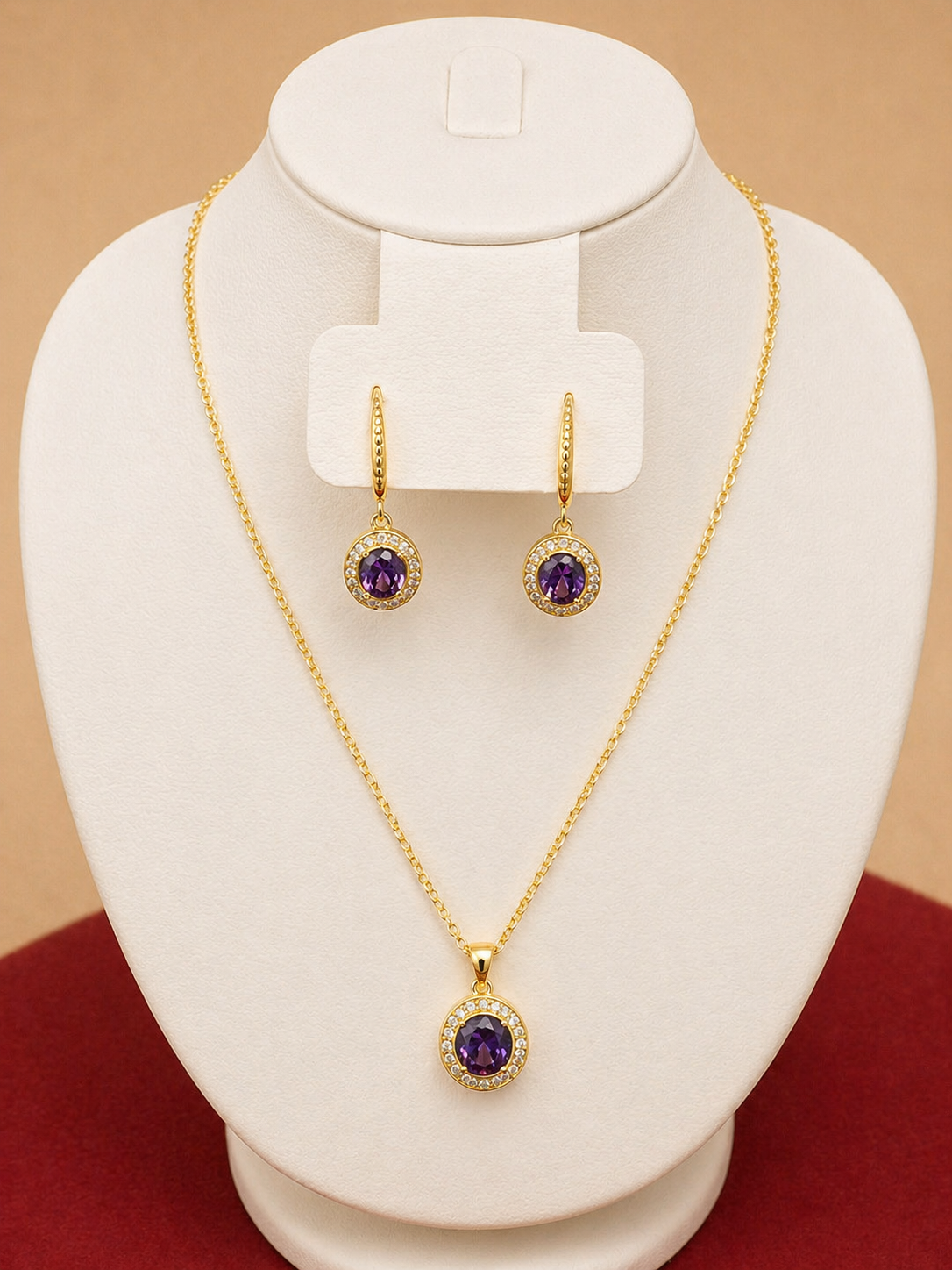 Set Cadena de Piedra Zirconia