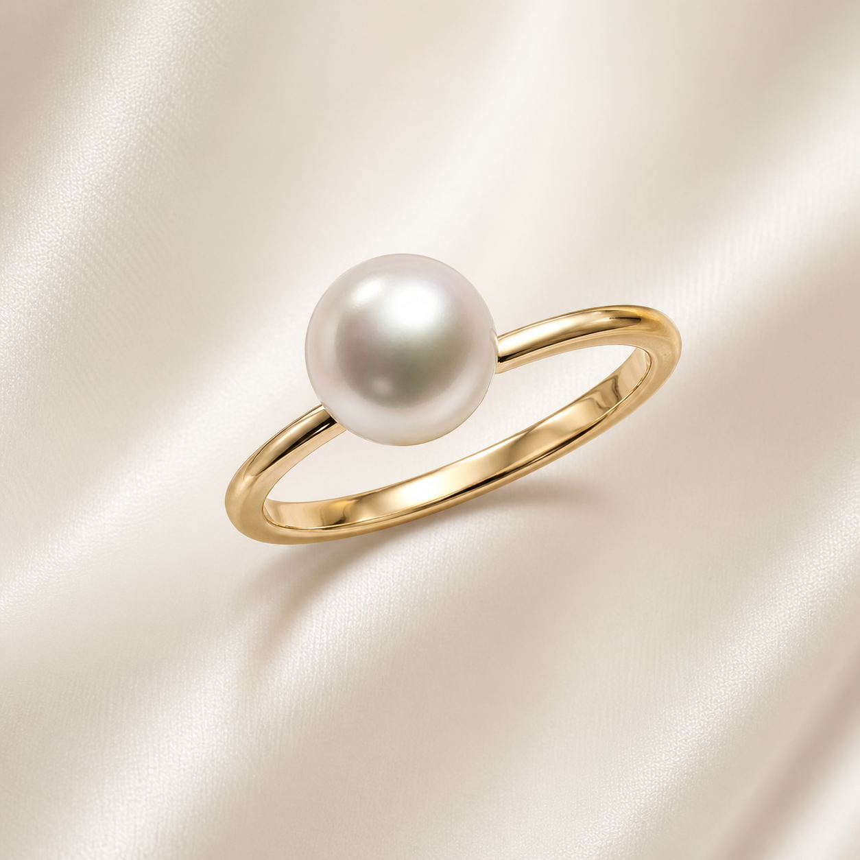 Anillo Oro Perla