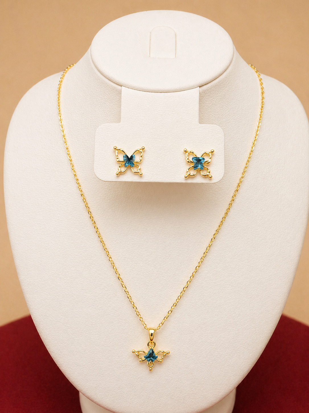 Set de Mariposa Azul Turquesa