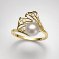Anillo Oro Perla