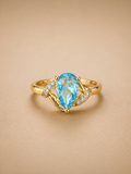 Anillo Azul Turquesa